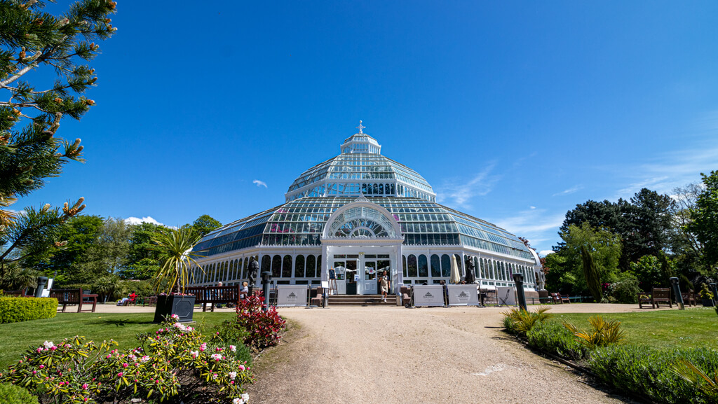 The Palm House in Sefton Park, Liverpool, a unique glass-domed conservatory offering a fun and serene escape
