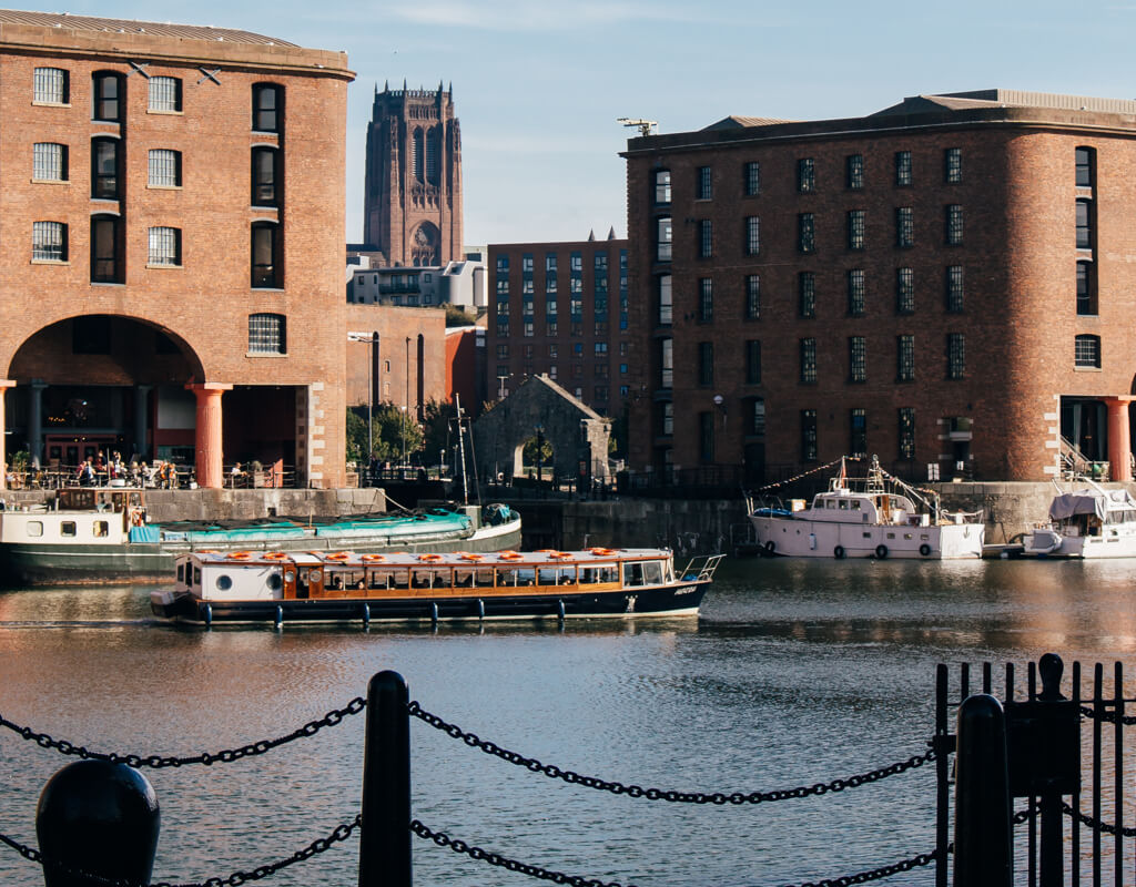 A photograph of Liverpool in the sunshine